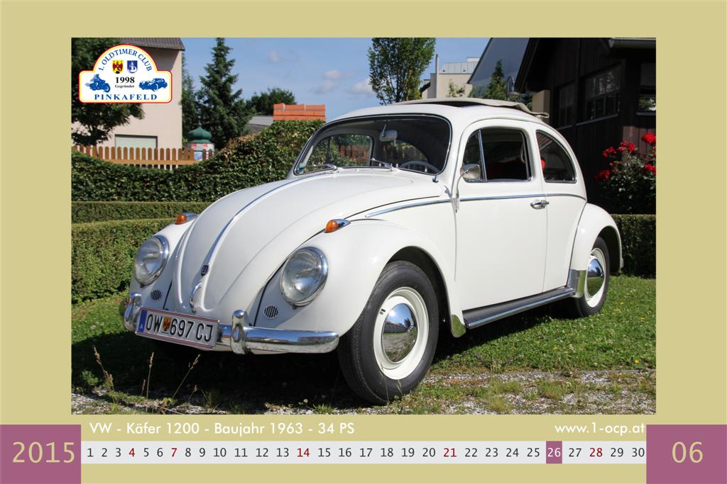 Oldtimerkalender 2015